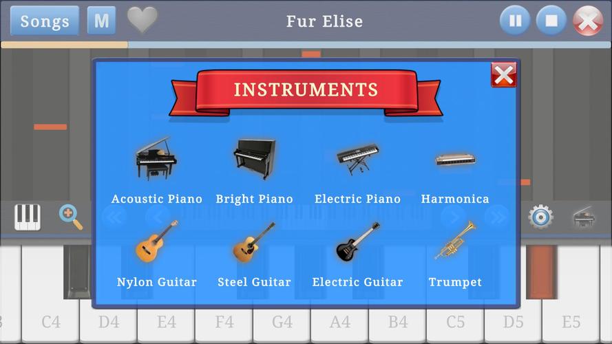 Piano Music & Songs Captura de tela 2
