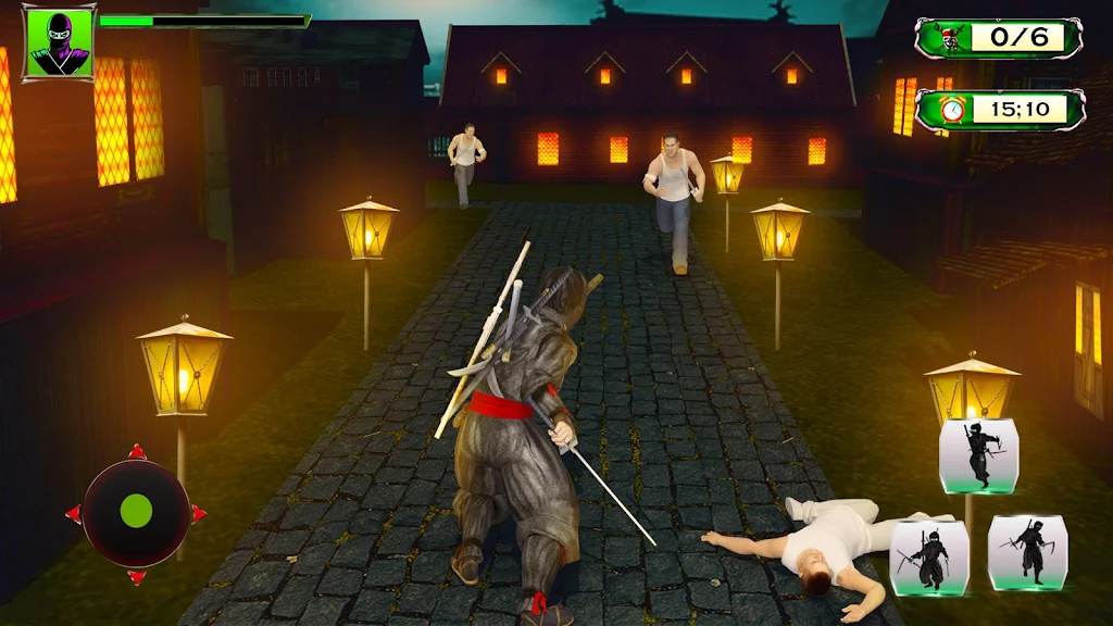 Ninja Hero Assassin Samurai Pirate Fight Shadow ဖန်သားပြင်ဓာတ်ပုံ 1