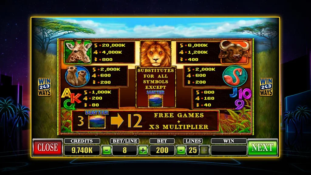 SLOT African Simba應用截圖第3張