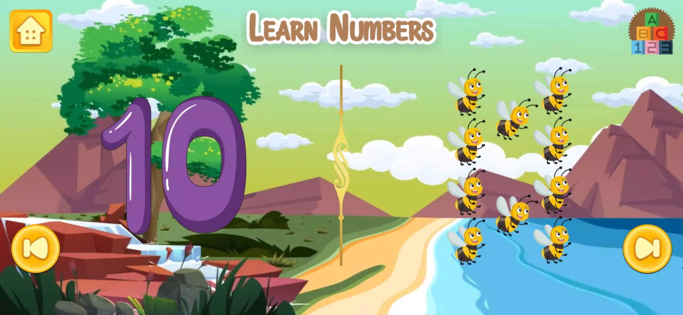 Learn numbers and letters Ekran Görüntüsü 2