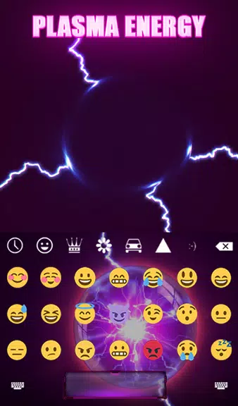 Plasma Keyboard & Wallpaper Capture d'écran 3