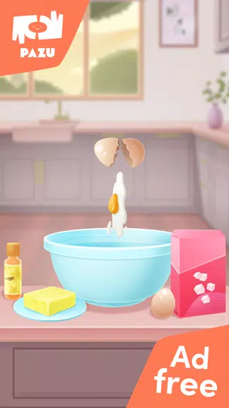 カップケーキメーカー-子供向けの料理とベーキングゲーム スクリーンショット 1