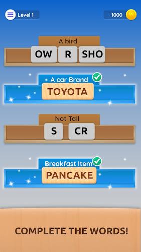 Word Jigsaw: Brain Teaser Capture d'écran 1