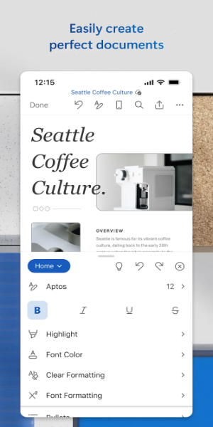 Microsoft Word: Edit Documents Capture d'écran 0