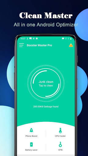 Booster Master Pro- Booster, Cleaner，Fast VPN ภาพหน้าจอ 0