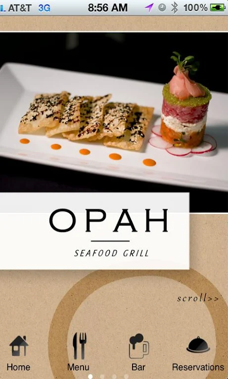 Opah Seafood Grill Скриншот 0