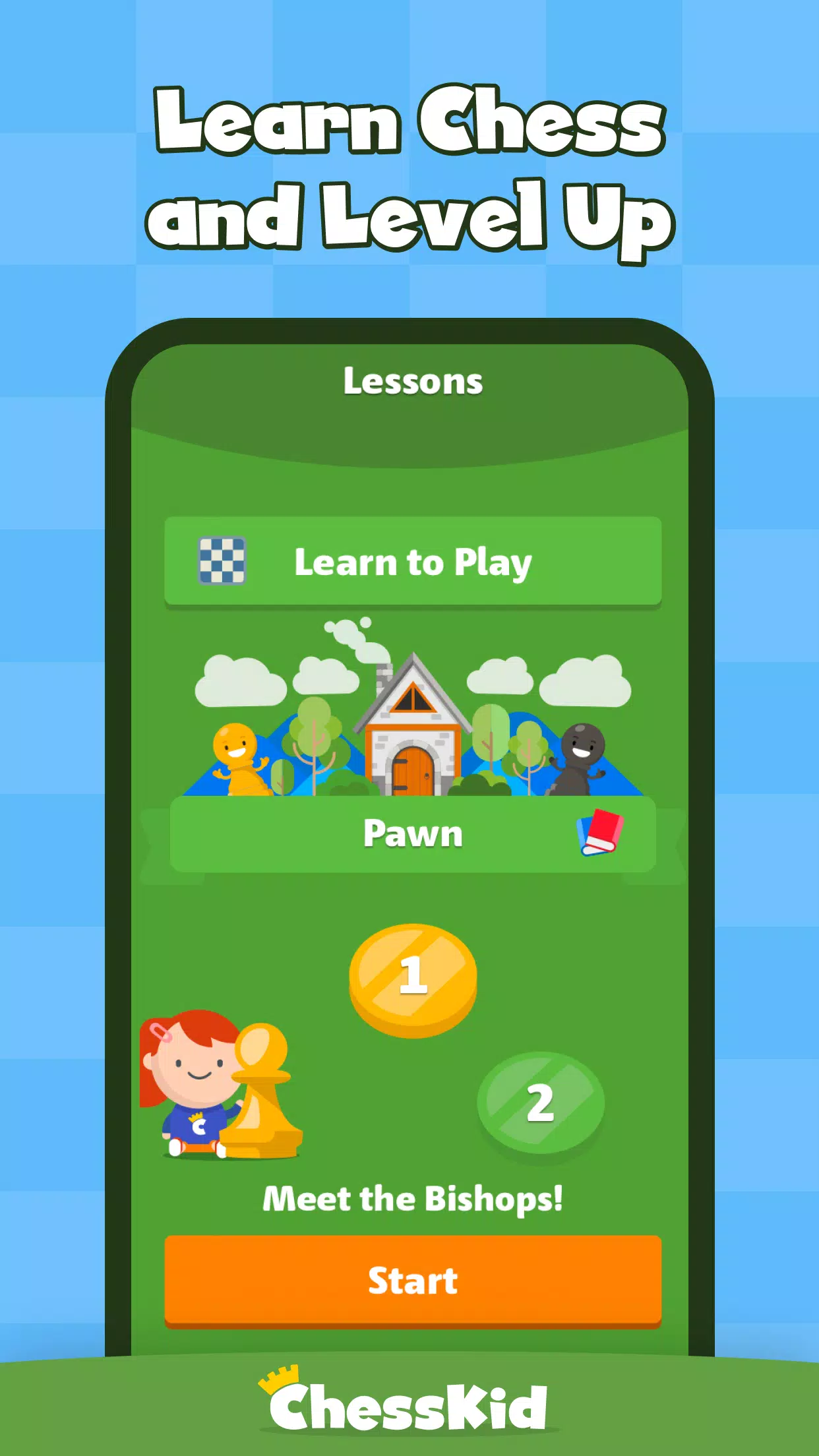 Chess for Kids - Play & Learn ဖန်သားပြင်ဓာတ်ပုံ 0