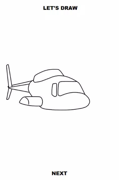 Draw Aircrafts: Helicopter Captura de pantalla 2