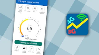 WiFi analyzer, WiFi speedmeter Captura de pantalla 0