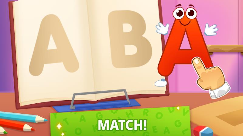 ABC kids! Alphabet, letters ဖန်သားပြင်ဓာတ်ပုံ 1