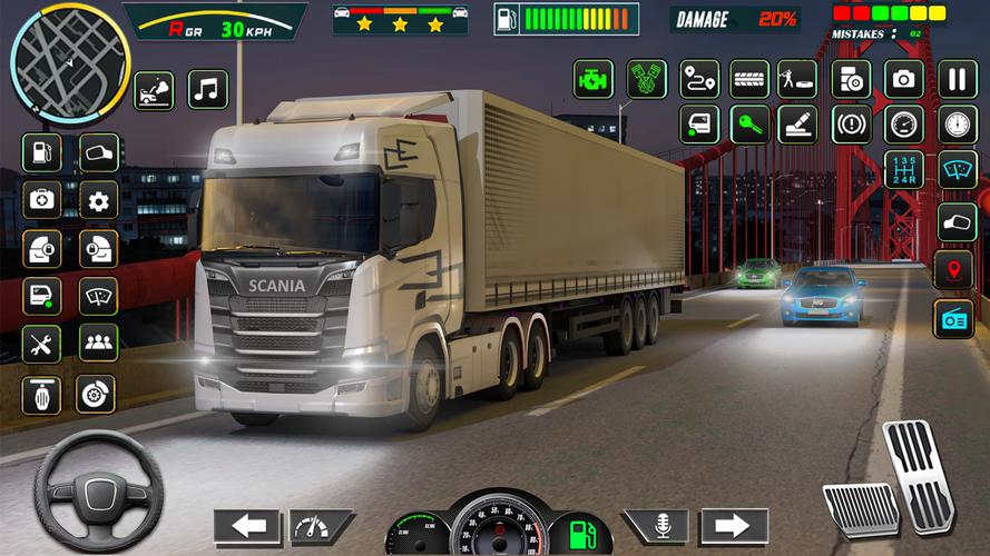 City Cargo Truck Game 3D Capture d'écran 2