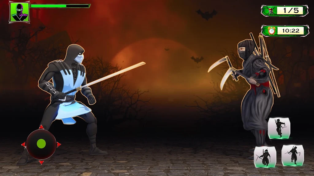 Ninja Hero Assassin Samurai Pirate Fight Shadow ဖန်သားပြင်ဓာတ်ပုံ 3