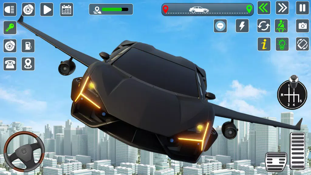 Flying Car Games Car Flight 3D應用截圖第1張