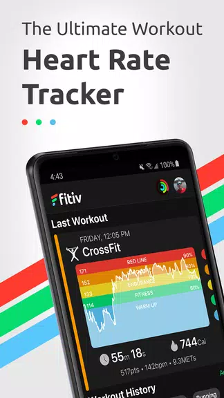 FITIV Pulse Heart Rate Monitor Ekran Görüntüsü 0