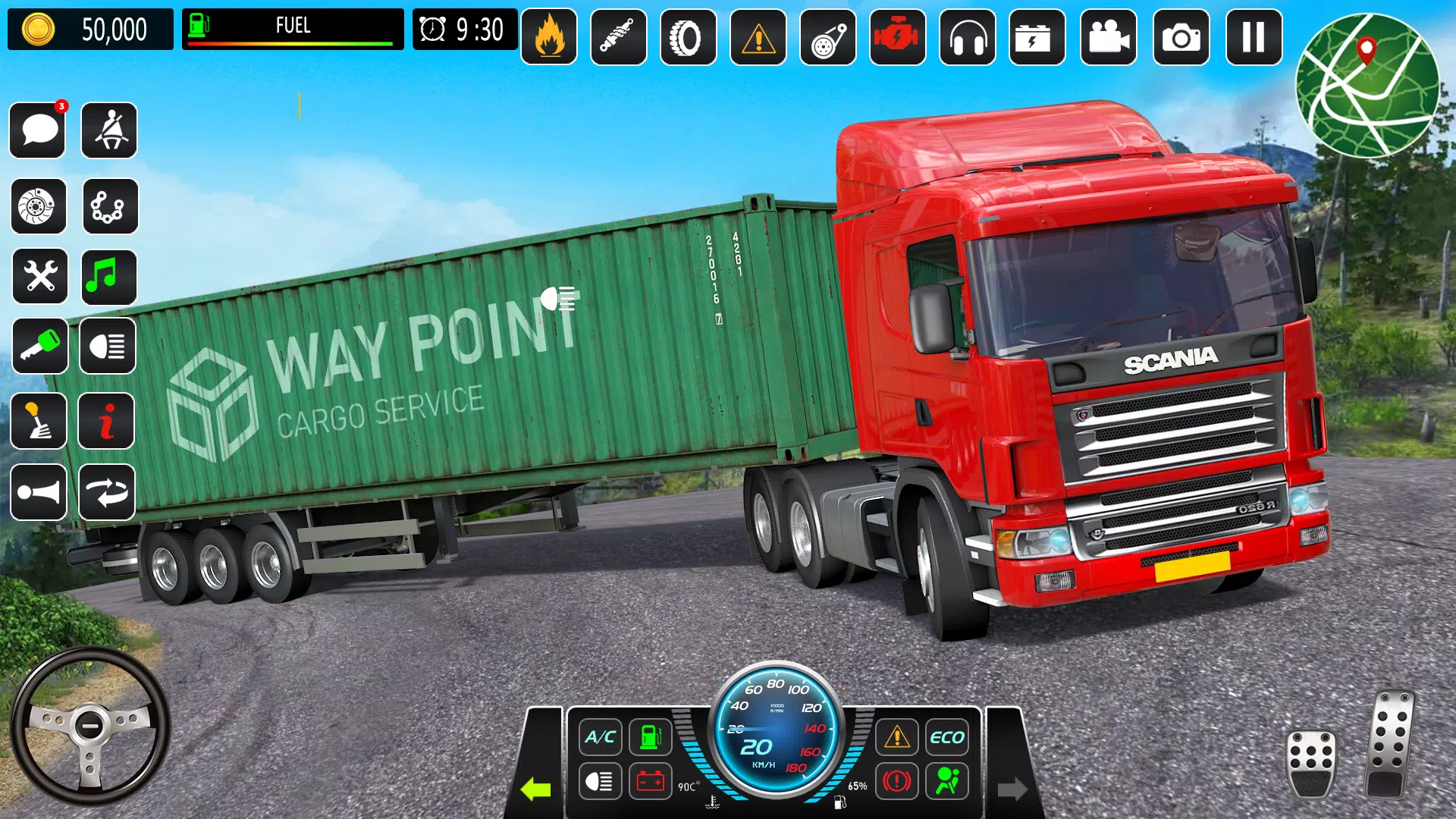 Mountain Truck Driving Games Скриншот 1