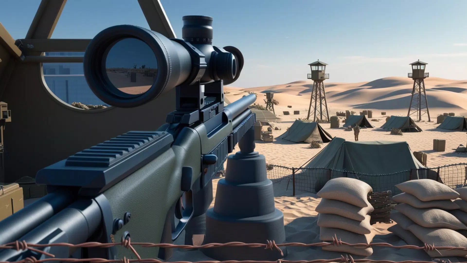 Sniper X : Desert Hunt FPS 3D ဖန်သားပြင်ဓာတ်ပုံ 0