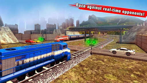 Train Racing Games 3D 2 Player スクリーンショット 1