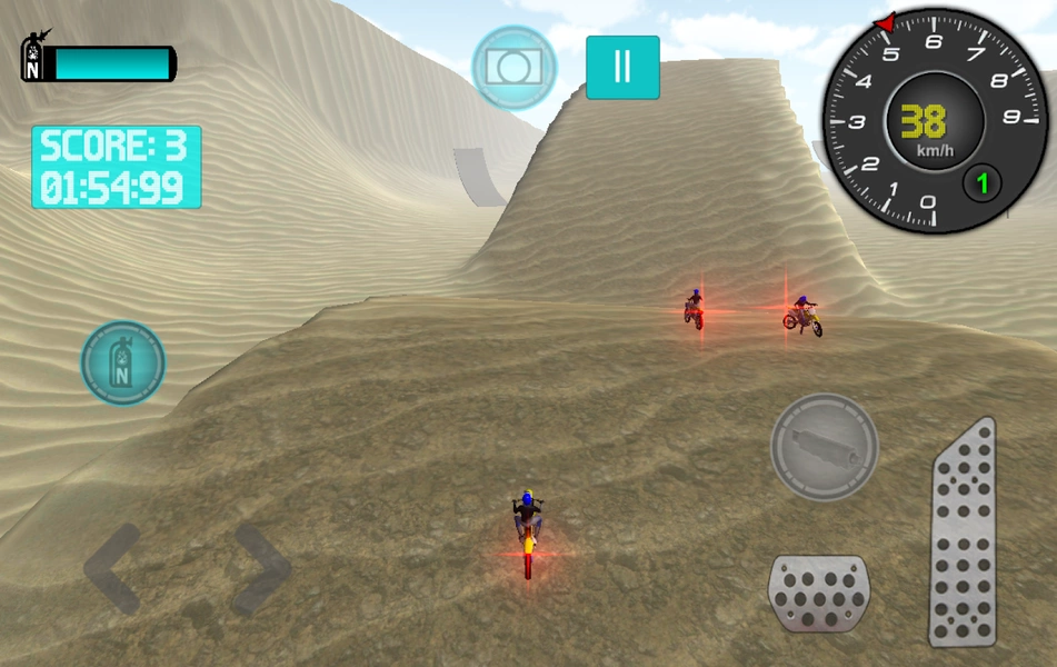 Bike Offroad Simulator Tangkapan skrin 3