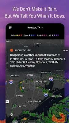 AccuWeather: Weather Radar Captura de pantalla 2