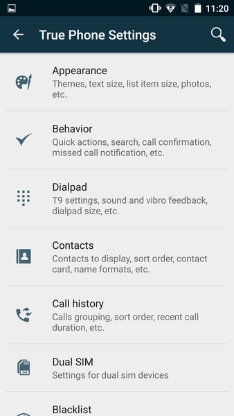 True Phone Dialer & Contacts Capture d'écran 1