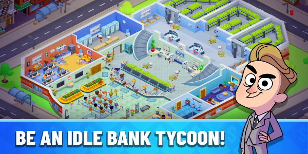 Idle Bank Tycoon: Money Empire Zrzut ekranu 1