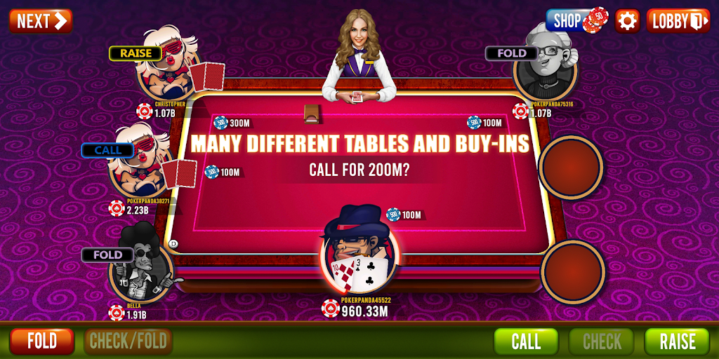 Poker Panda: World Poker Tour Ảnh chụp màn hình 1