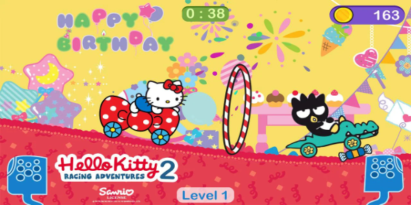 Hello Kitty games - car game Screenshot 2