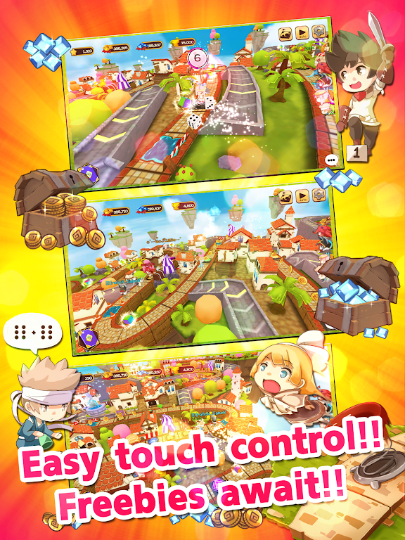 Dice Legend: Snake and Ladder ภาพหน้าจอ 1