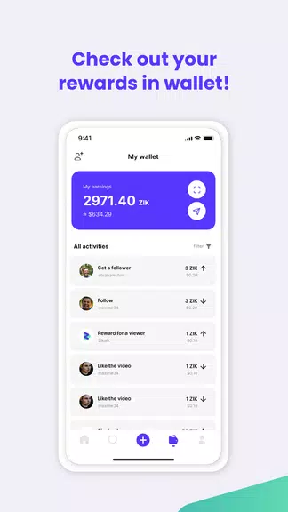 ZikTalk : Short videos ภาพหน้าจอ 3