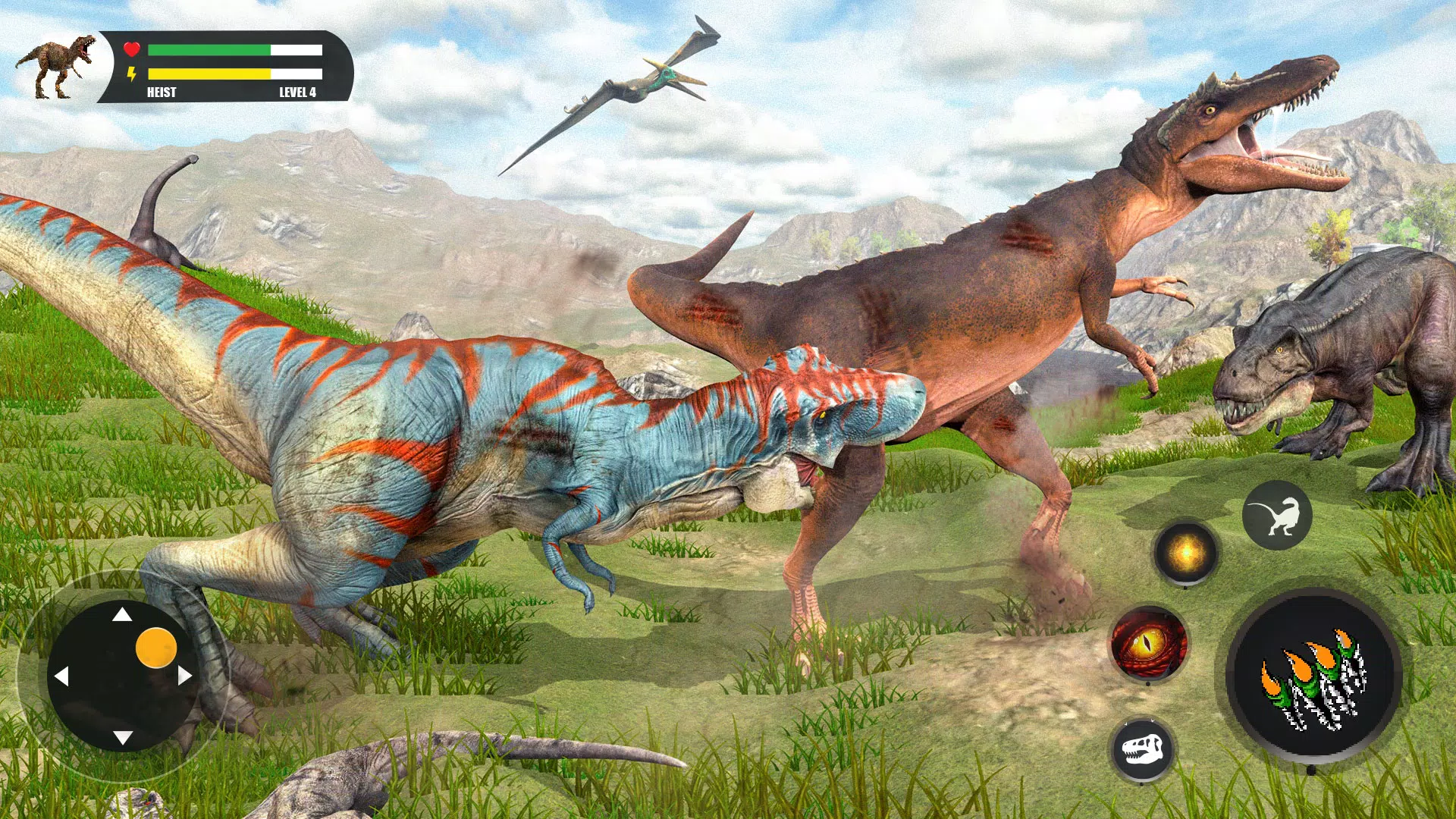 Real Dinosaur Simulator Games Ekran Görüntüsü 3