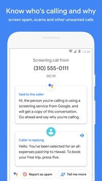 Phone by Google Schermafbeelding 1