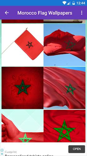 Morocco Flag Wallpaper: Flags स्क्रीनशॉट 1