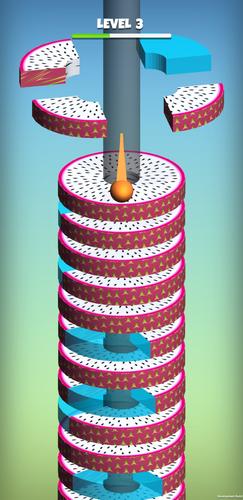 Stack Ball Fruit Crush 스크린샷 2