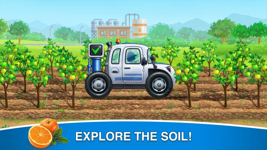 Farm kids games my Farming car Capture d'écran 2