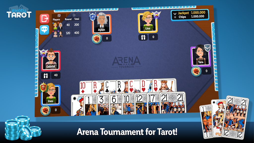 Multiplayer Tarot Game Schermafbeelding 2