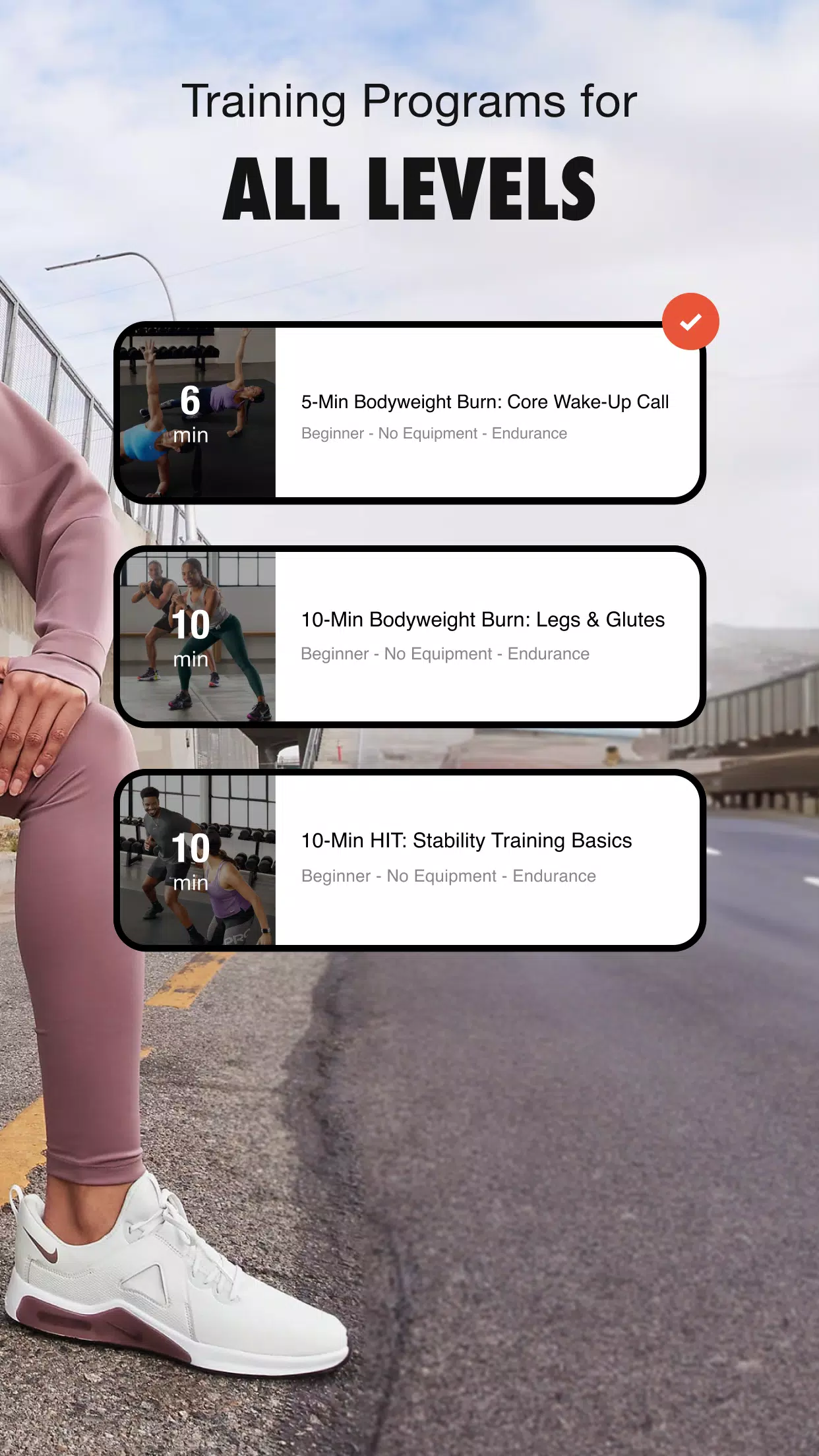 Nike Training Club：フィットネス プラン スクリーンショット 1