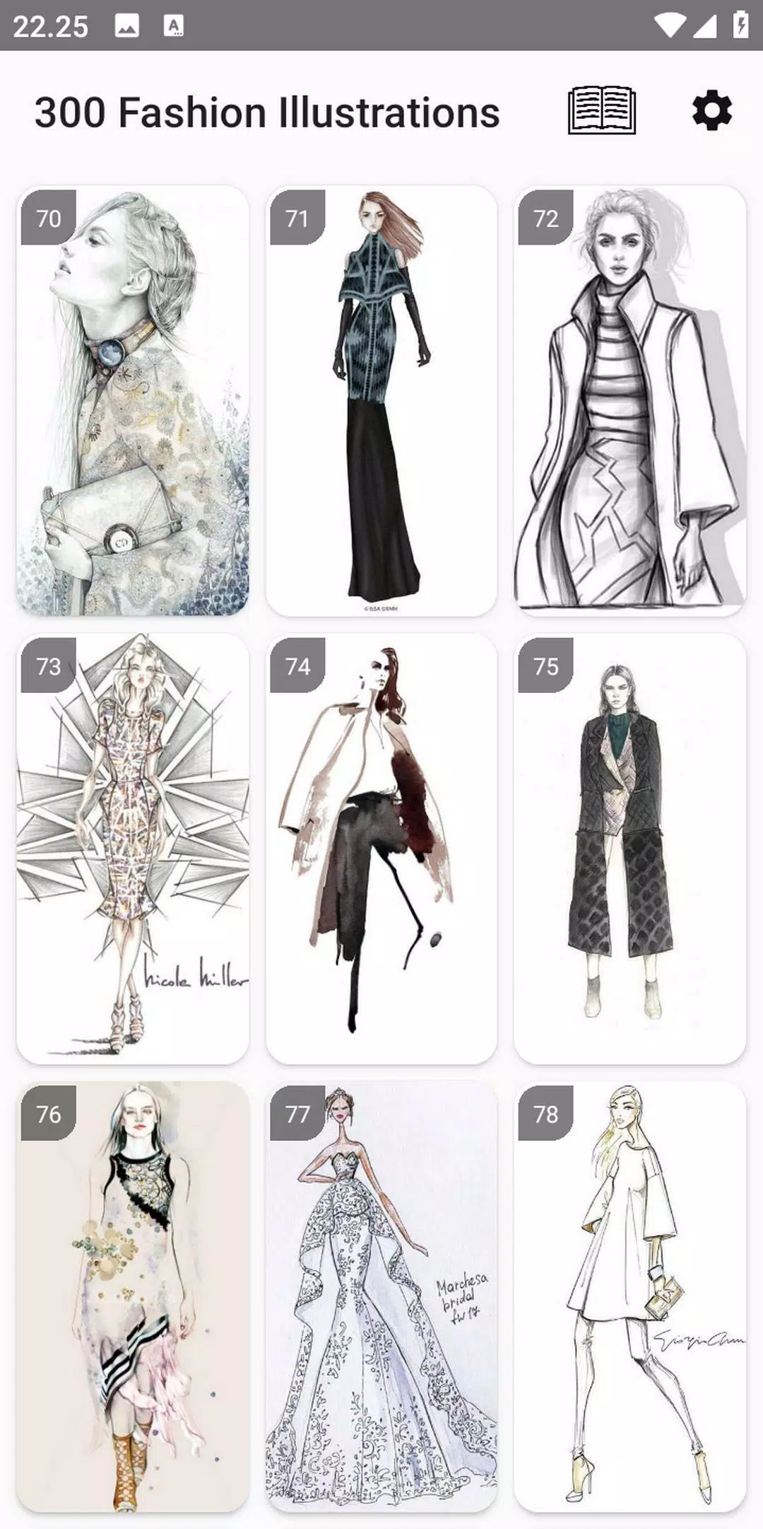 300 Fashion Illustrations應用截圖第3張