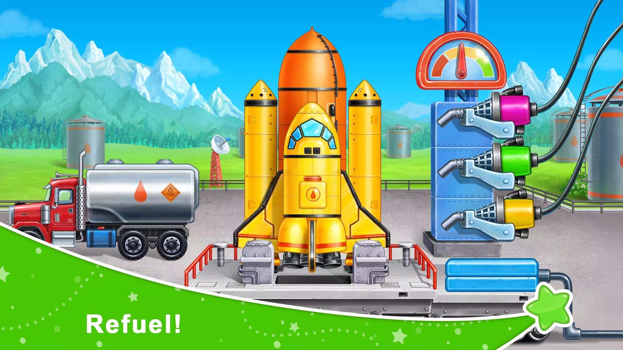 Rocket 4 space games Spaceship Zrzut ekranu 1