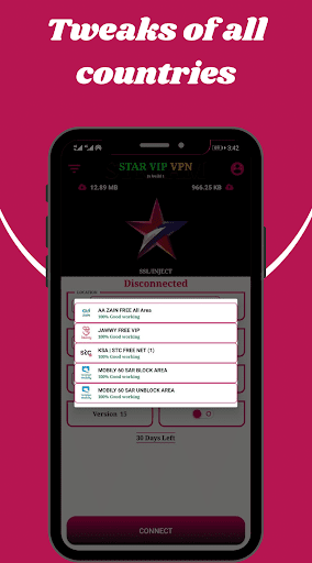 STAR VIP VPN Captura de tela 2