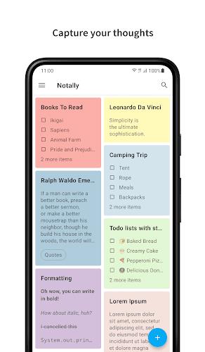 Notally - Minimalist Notes Captura de pantalla 0