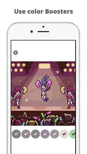 Pixel by number Color art game スクリーンショット 2