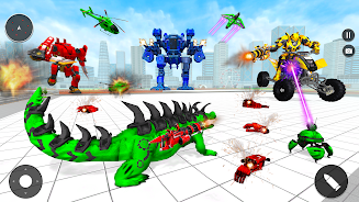 Animal Crocodile Robot Games應用截圖第2張