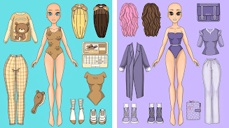 Chibi Dolls LOL: Dress up Game Скриншот 2