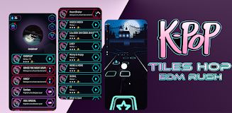 Tiles Hop: KPOP EDM Rush Capture d'écran 1