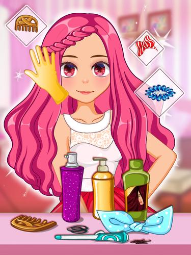 Hair Salon - Beauty Salon Game Captura de tela 1