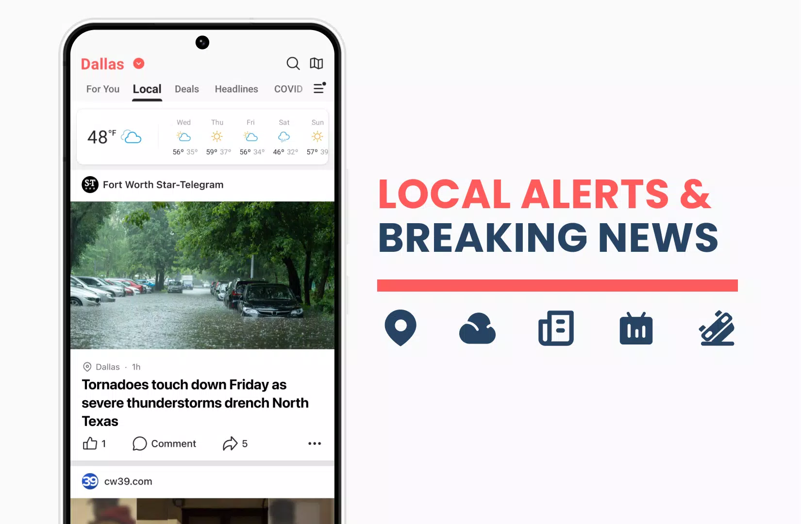 NewsBreak: Local News & Alerts應用截圖第0張