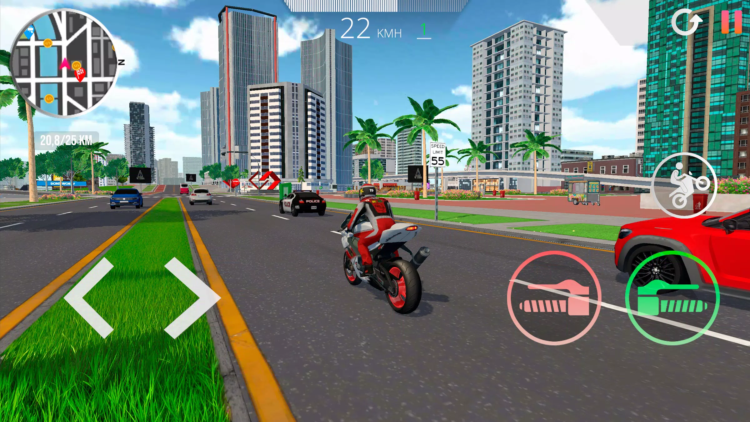 Motorcycle Real Simulator 스크린샷 3