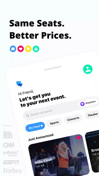 TickPick - Live Event Tickets Ảnh chụp màn hình 0