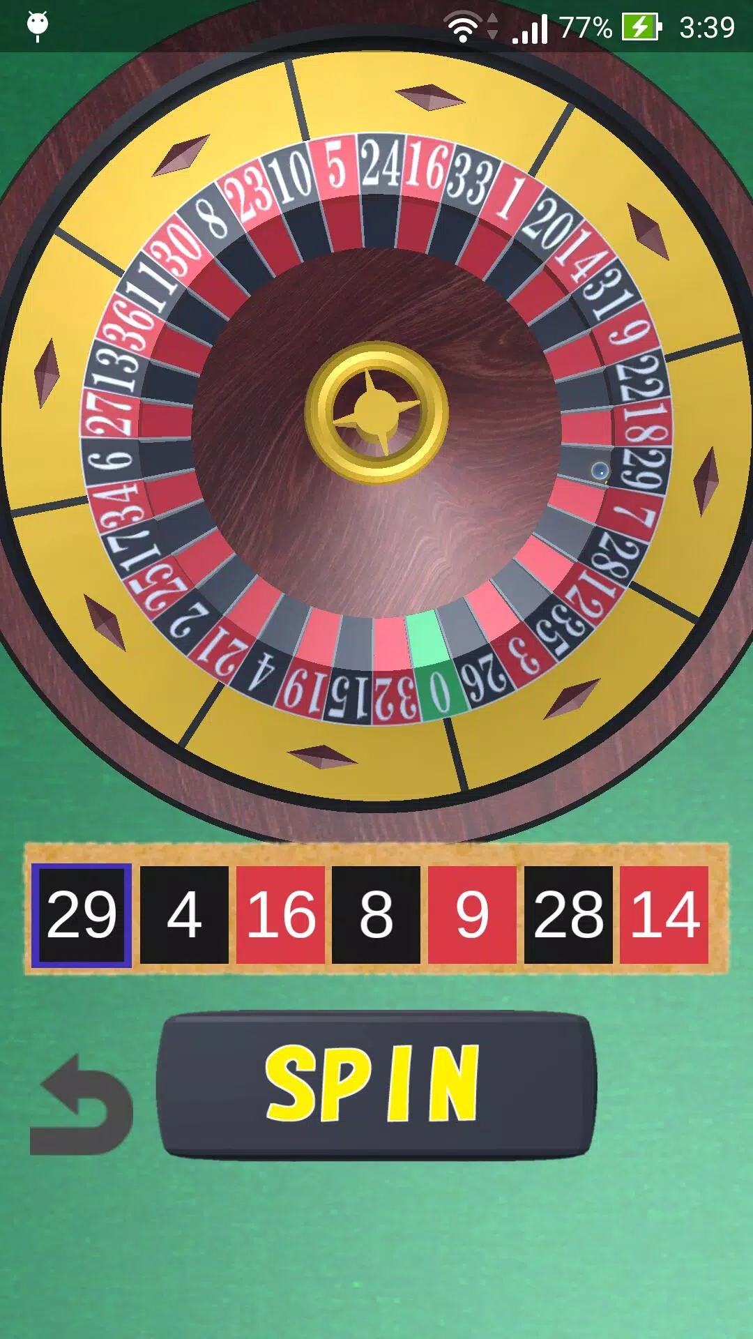 Roulette Wheel Capture d'écran 2