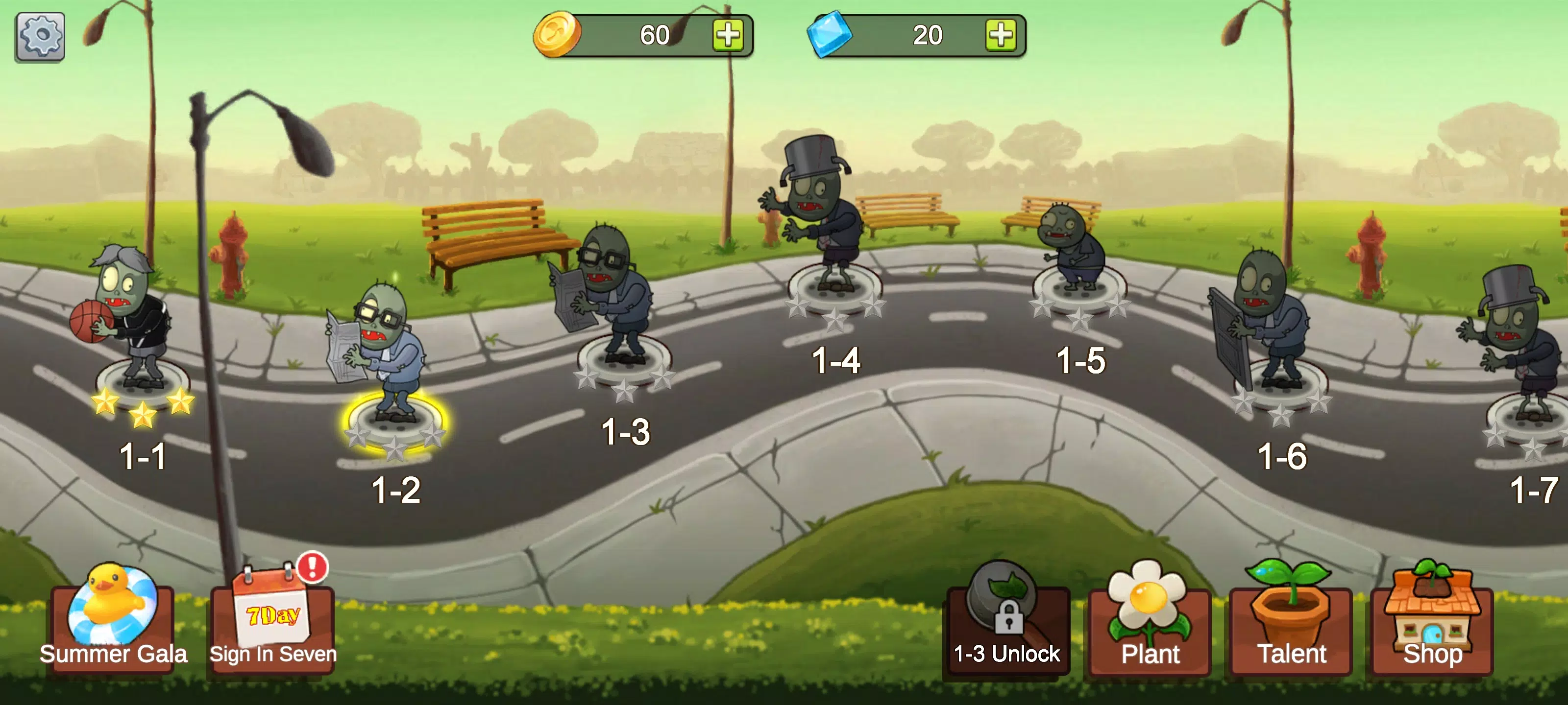 Merge Plants – Defense Zombies应用截图第0张